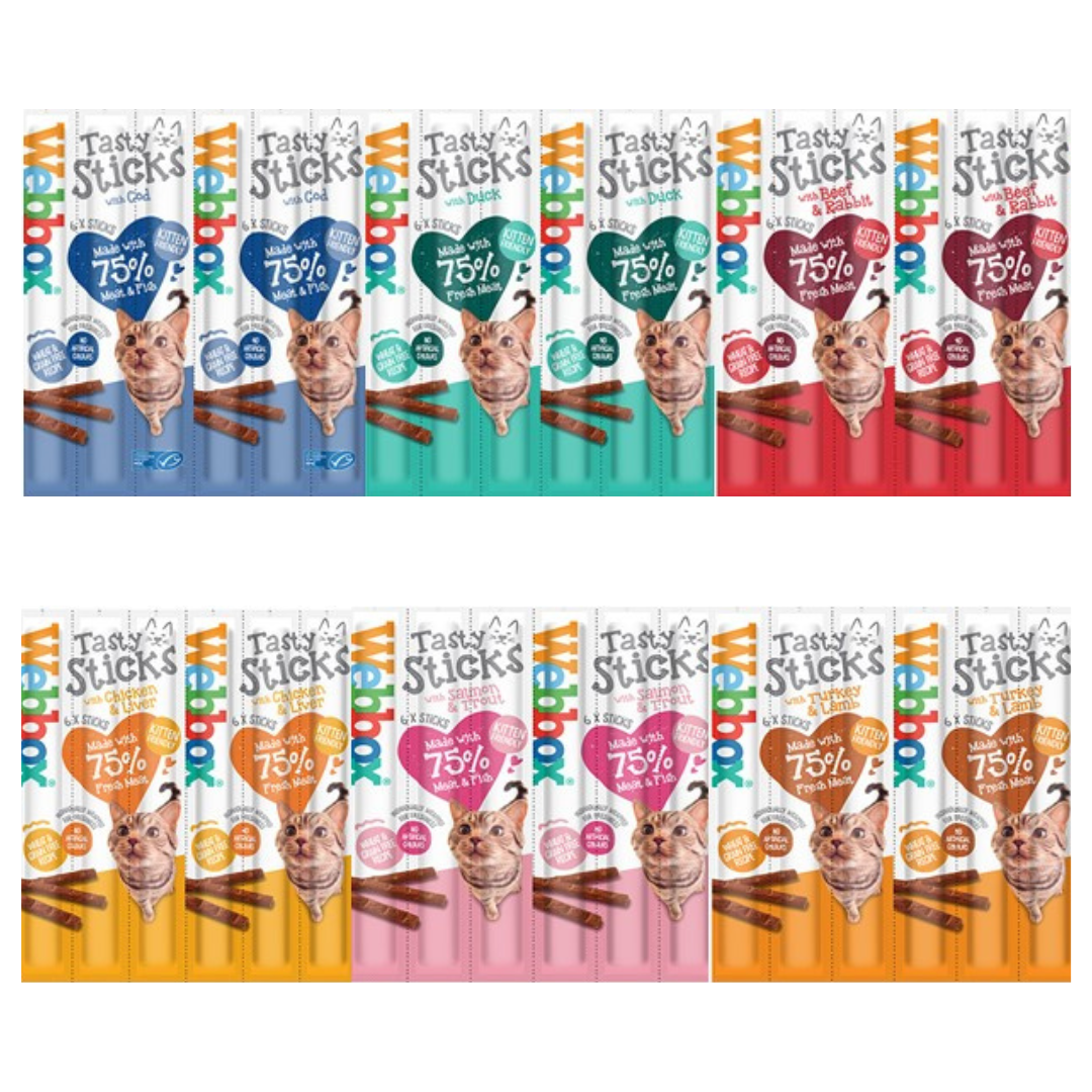 Webbox Cats Delight Tasty Sticks Variety (6x2)