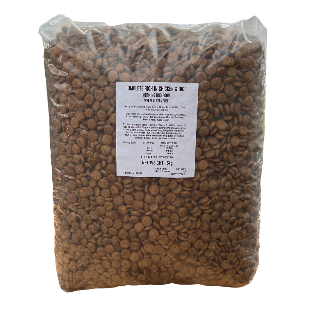 Premium Working Dog Food Chicken & Rice