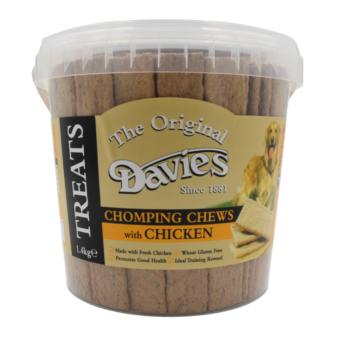 Davies Chomp Chews Chicken Jar