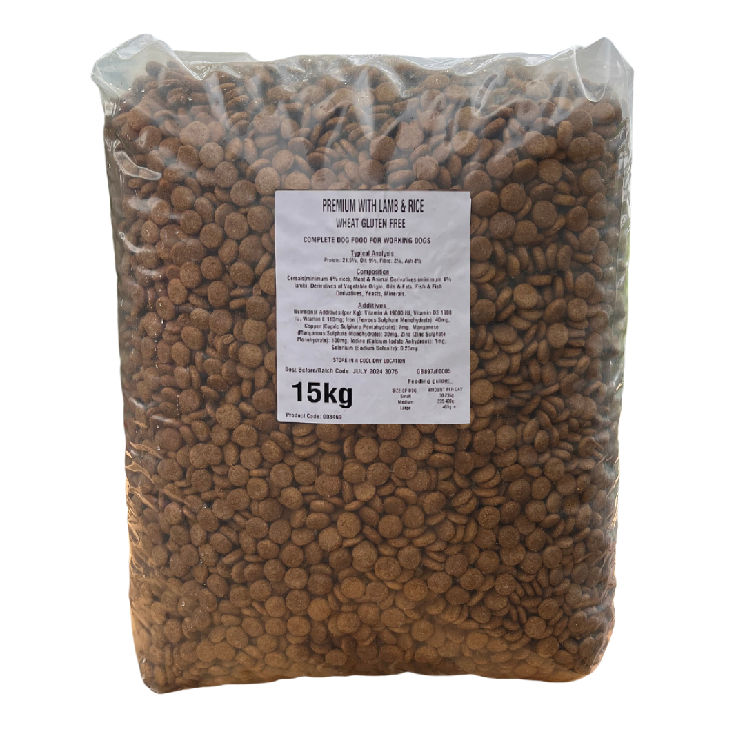 Premium Working Dog Food Lamb & Rice