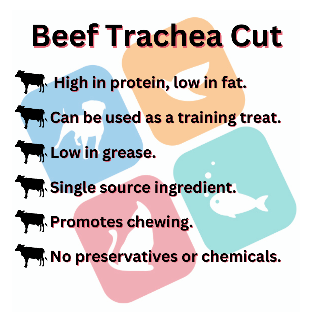 Beef Trachea Pre-Cut End Pieces