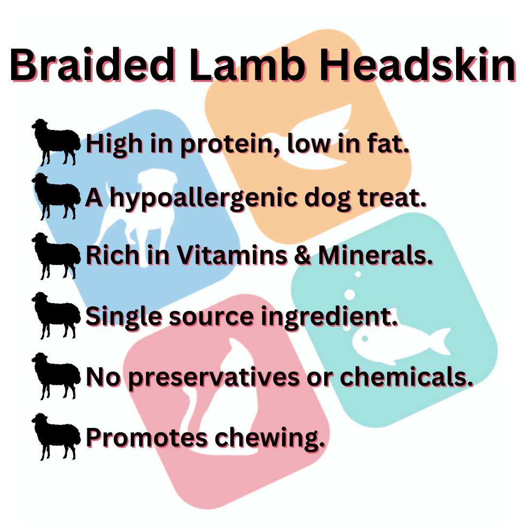 Braided Lamb Headskin