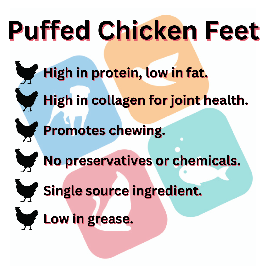 White Puffed Chicken Feet