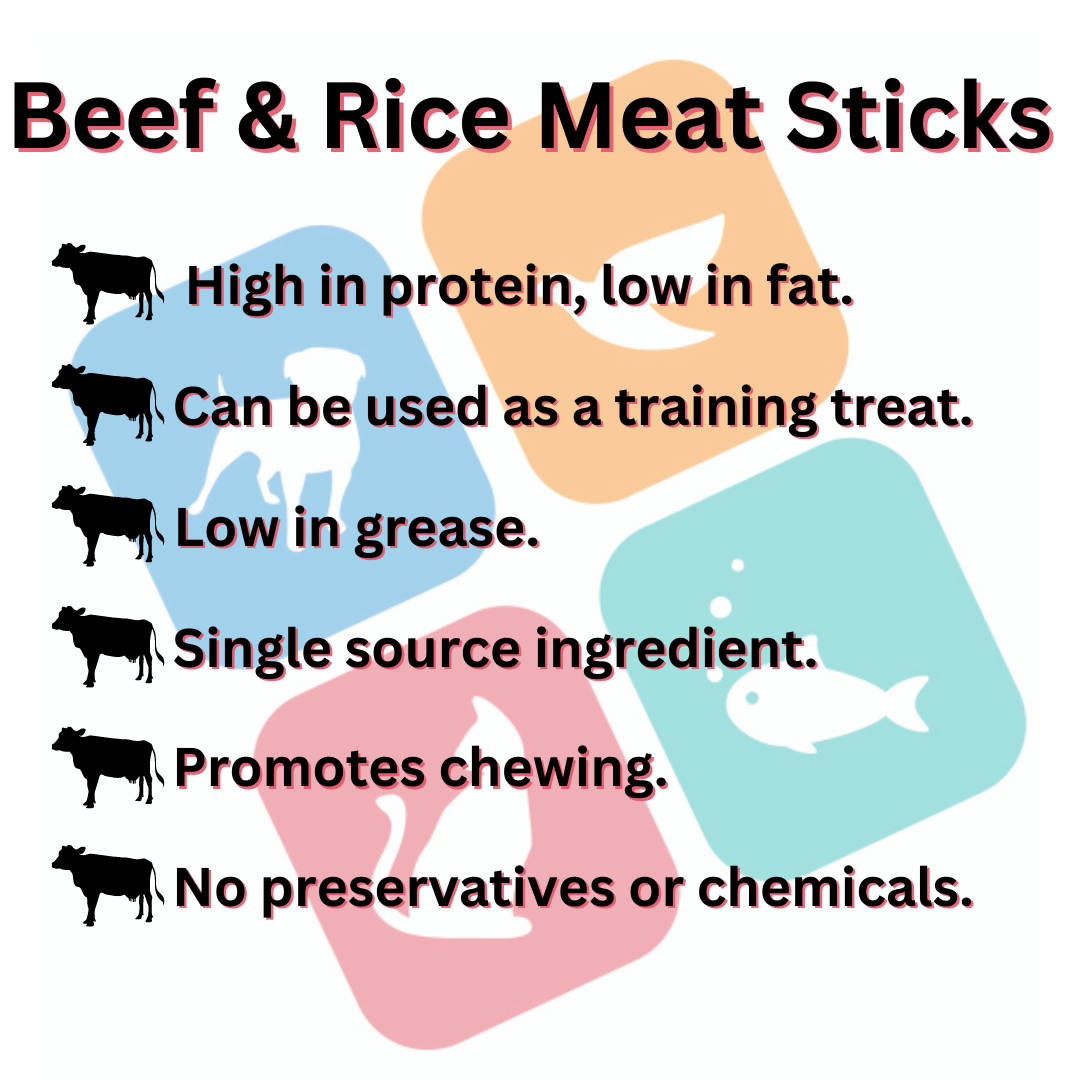 Beef and Rice Meat Sticks
