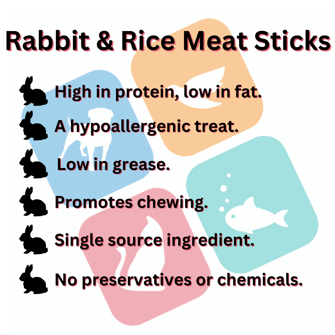 Rabbit and Rice Meat Sticks