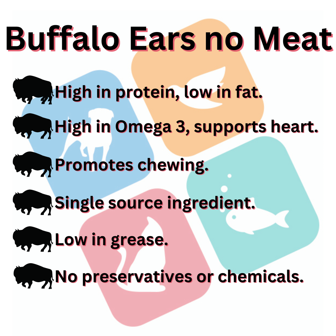 Buffalo Ears Medium Without Meat