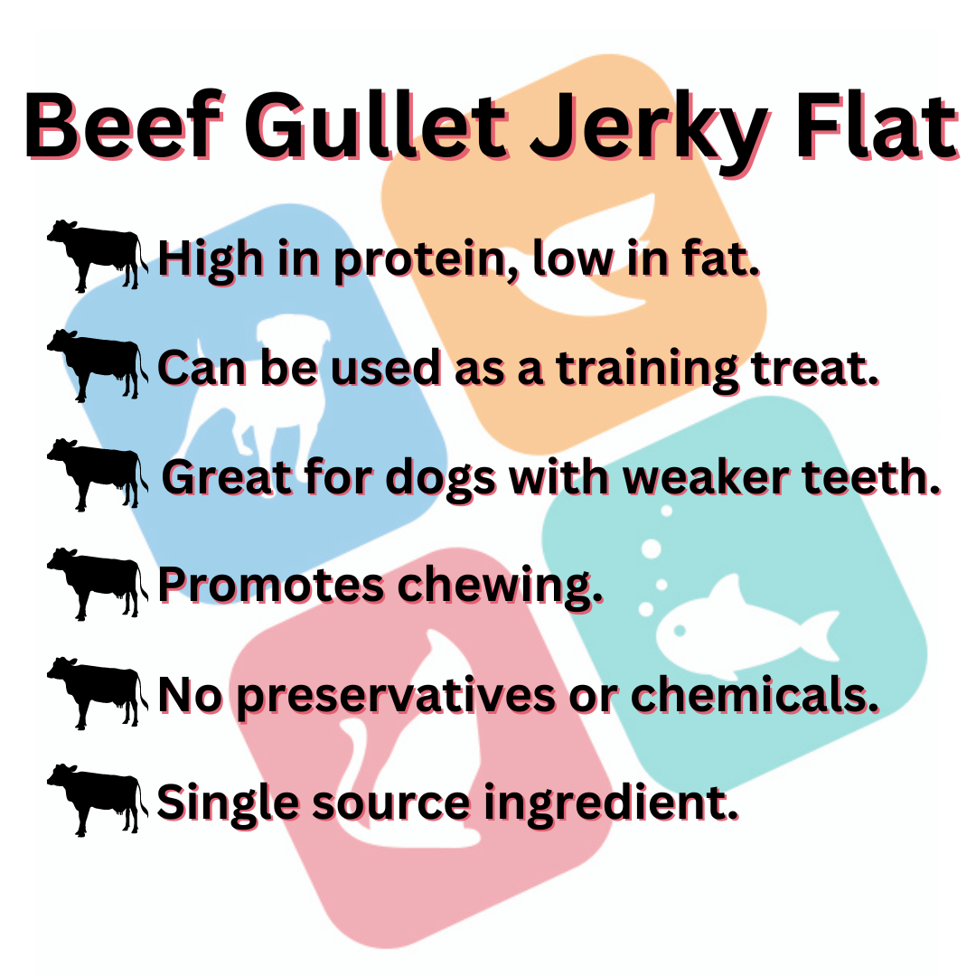 Beef Gullet Flat Jerky