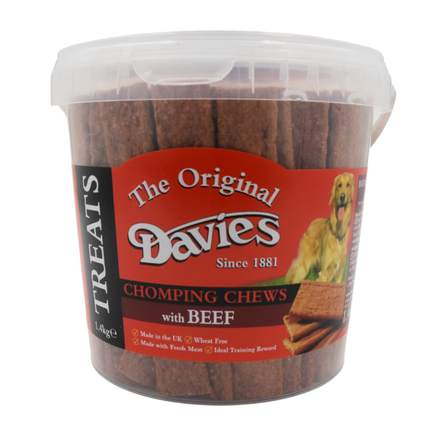 Picture of Davies Chomp Chew Beef Jar (1.4kg)