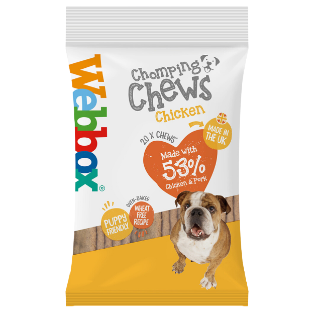 Picture of Webbox Chomping Chews Chicken (10x200g bags)