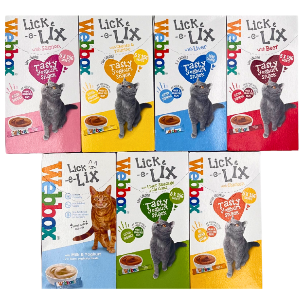 Picture of Webbox Cats Delight Lick-E-Lix Variety Pack (V17)