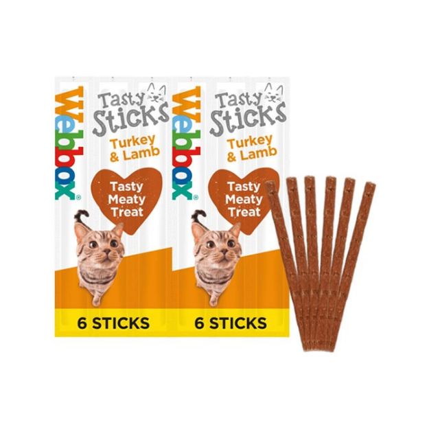 Picture of Webbox Cats Delight Tasty Sticks Turkey & Lamb (12x6 Sticks)