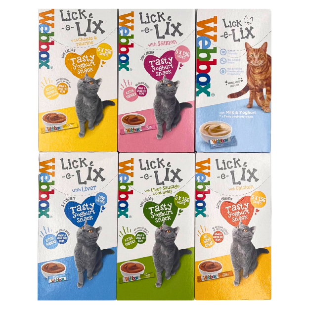 Picture of Webbox Cats Delight Lick-E-Lix Variety Pack (V6)