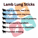 Picture of Lamb Lung Sticks (2kg)