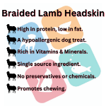 Picture of Braided Lamb Headskin (200g)