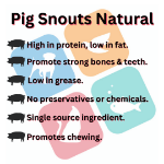 Picture of Pig Snouts Natural (1kg)