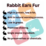 Picture of Rabbit Ears with Fur (500g)