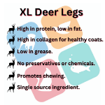 Picture of Jumbo Deer Legs Natural (3)